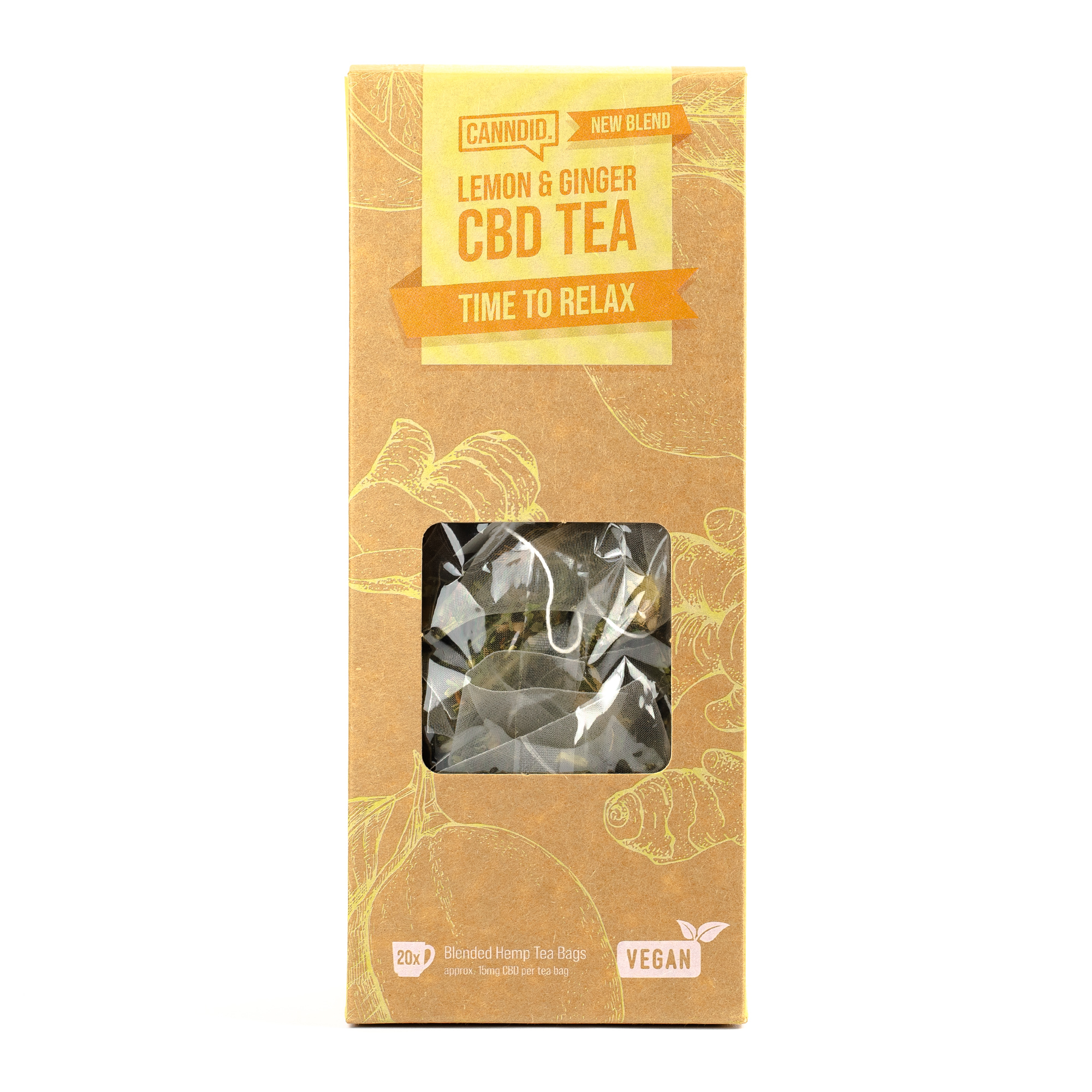 CBD Lemon & Ginger Natural Tea