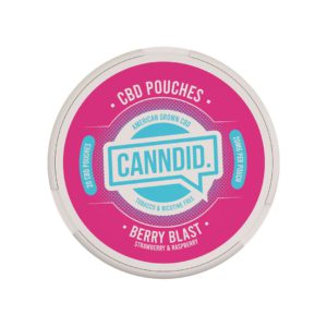 canndid pouch front berry blast